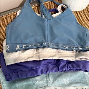 Blue and Purple Sports Bras